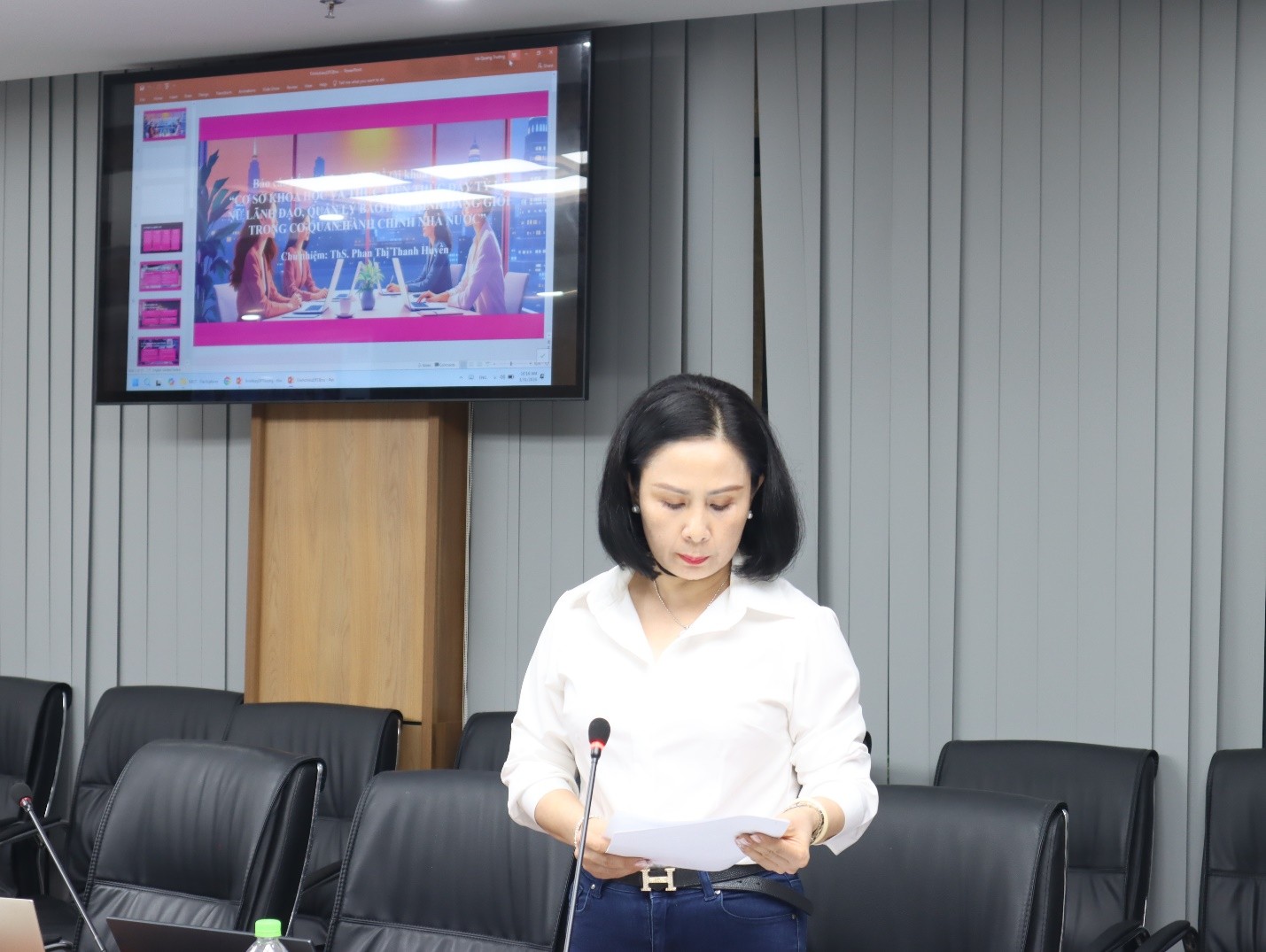 Nghiệm thu đề tài “Cơ sở khoa học và thực tiễn trong việc thúc đẩy tỷ lệ nữ lãnh đạo, quản lý đảm bảo bình đẳng giới trong cơ quan VV88 cung cấp đa dạng trò chơi bài trực tuyến hấp dẫn”