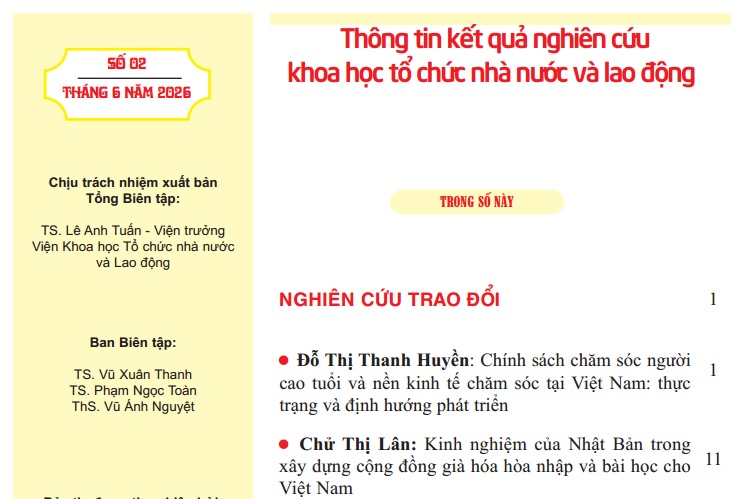 Thông tin Kết quả Nghiên cứu khoa học số 02/2026